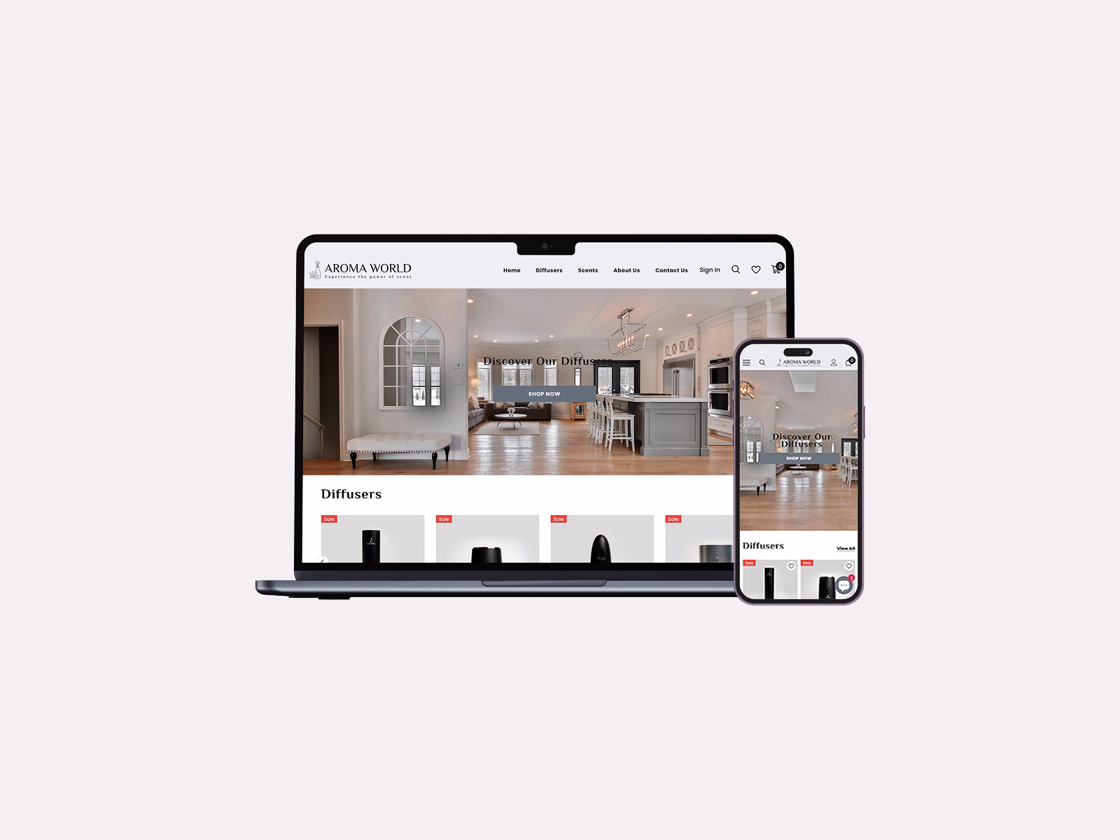 Aroma World eCommerce